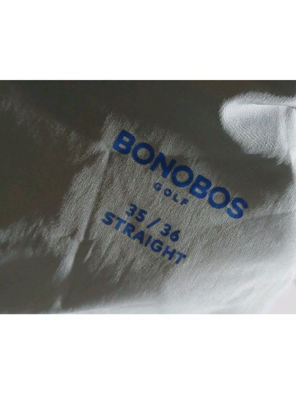 Bonobos Golf Pants Size 35 x 36 Straight leg Gray Performance Travel Preppy - Picture 4 of 8